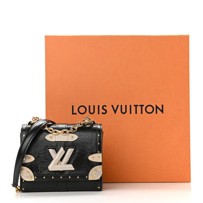 Louis Vuitton Lizard Mini Twist Shoulder Bag Black 11 of 11