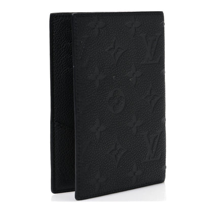 Louis Vuitton Empreinte Monogram Passport Cover Black 3 of 6