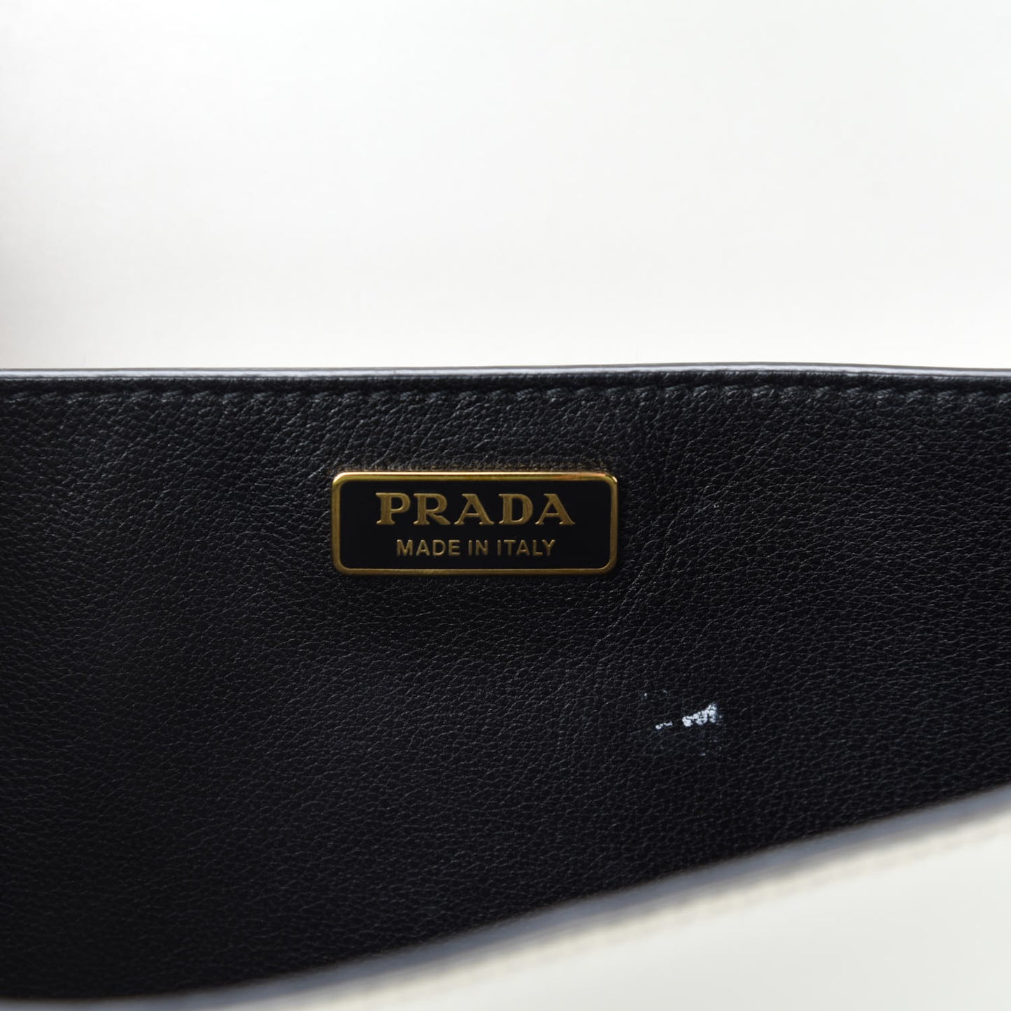 City Calfskin Saffiano Cahier Bag White Black