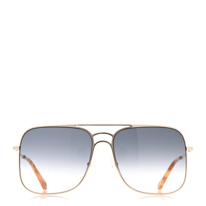 Chloe Square Aviator Sunglasses CE140S Gold 2 of 8