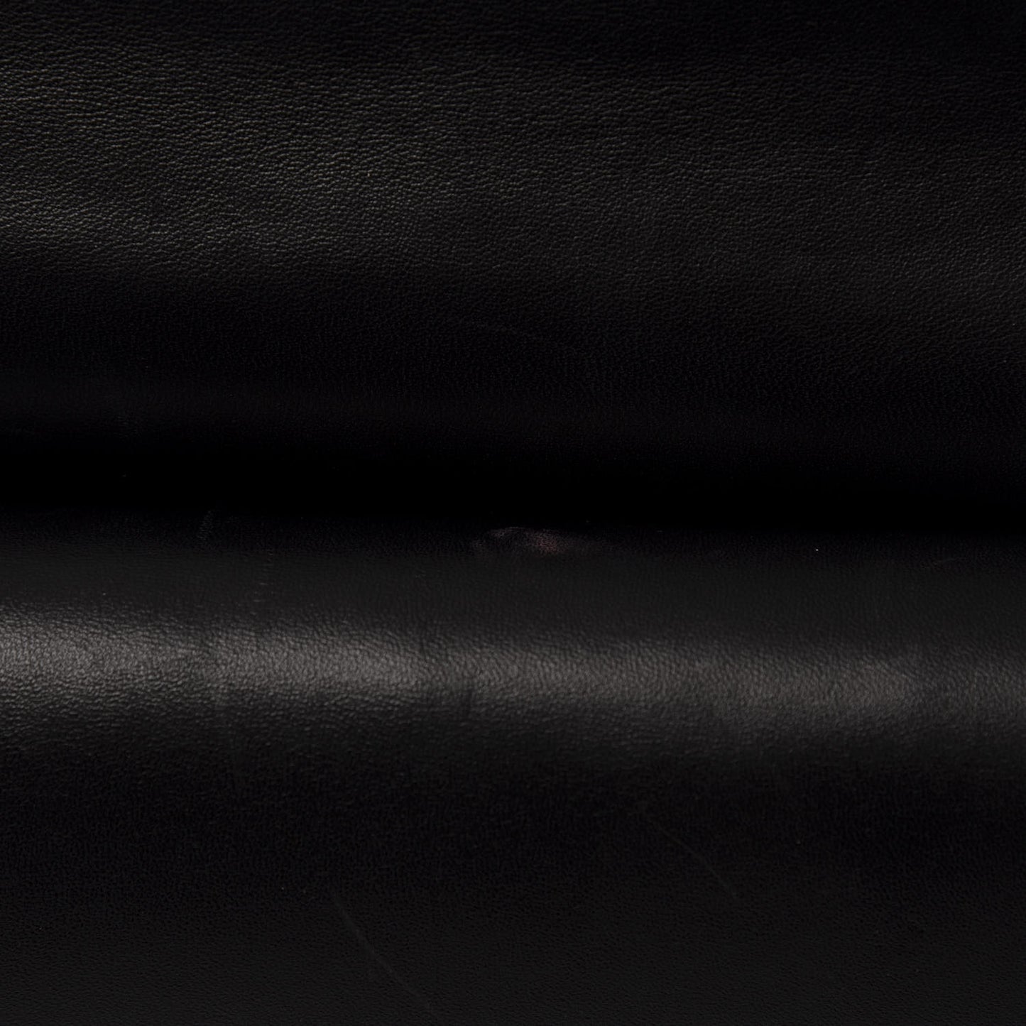 Lambskin Quilted Jumbo Double Flap Black
