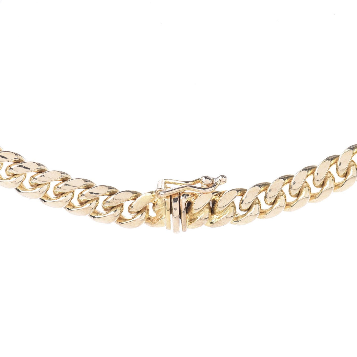 18K Yellow Gold Amethyst Citrine Tourmaline Aquamarine Link Chain Necklace