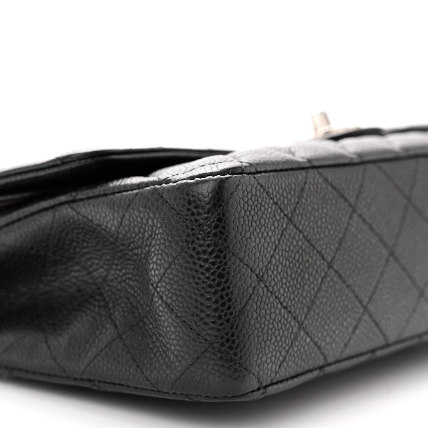 Chanel Caviar Quilted Medium Double Flap Black 8 of 14