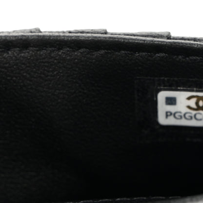 Chanel Lambskin Quilted Frame Clutch With Chain Black 7 of 10