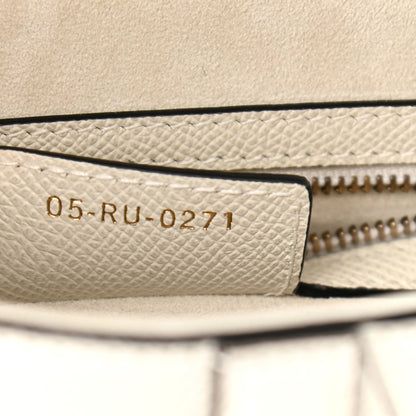 Christian Dior Grained Calfskin Saddle Bag White 7 of 11