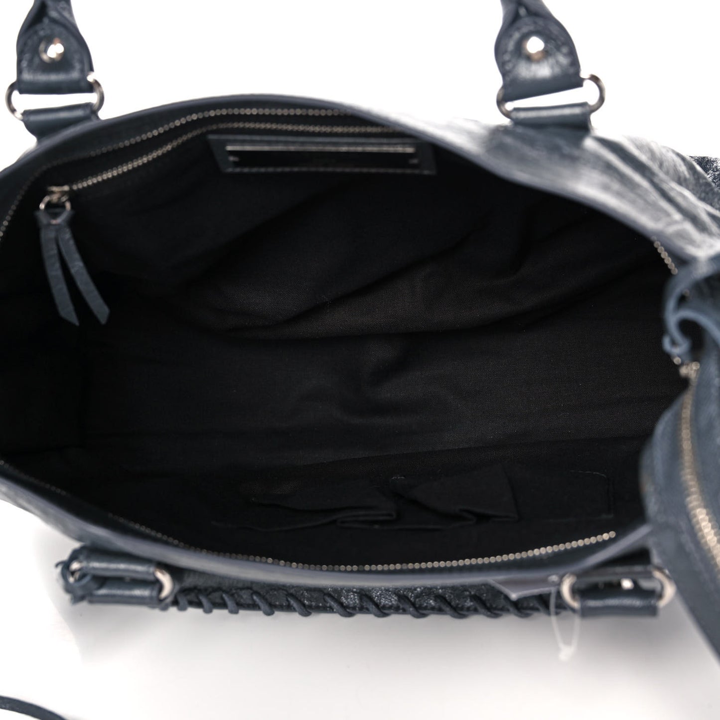 Agneau Classic Silver Hardware City Gris Fossile Anthracite
