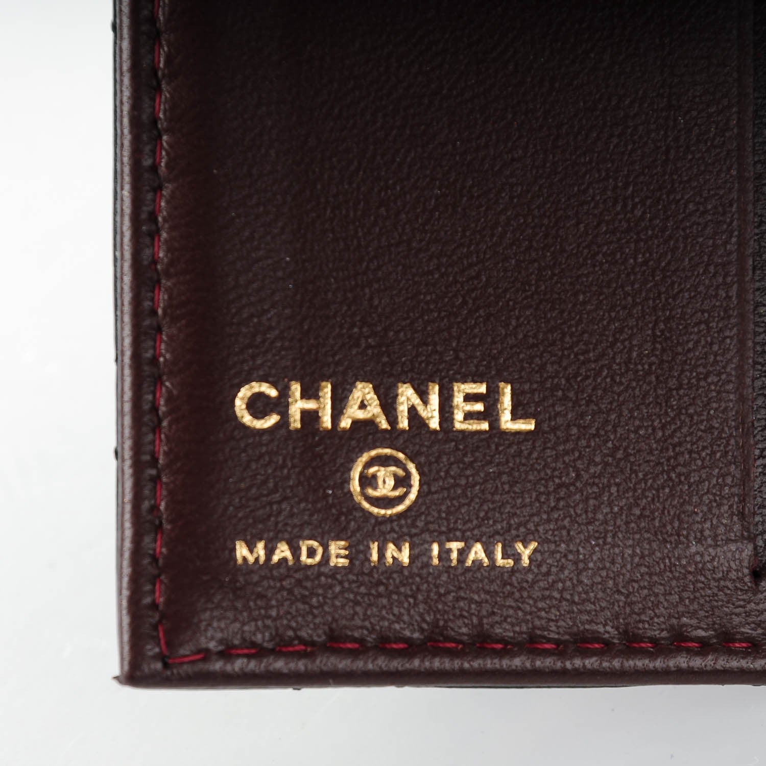 Chanel Lambskin Quilted Card Holder Wallet Black 6 of 7