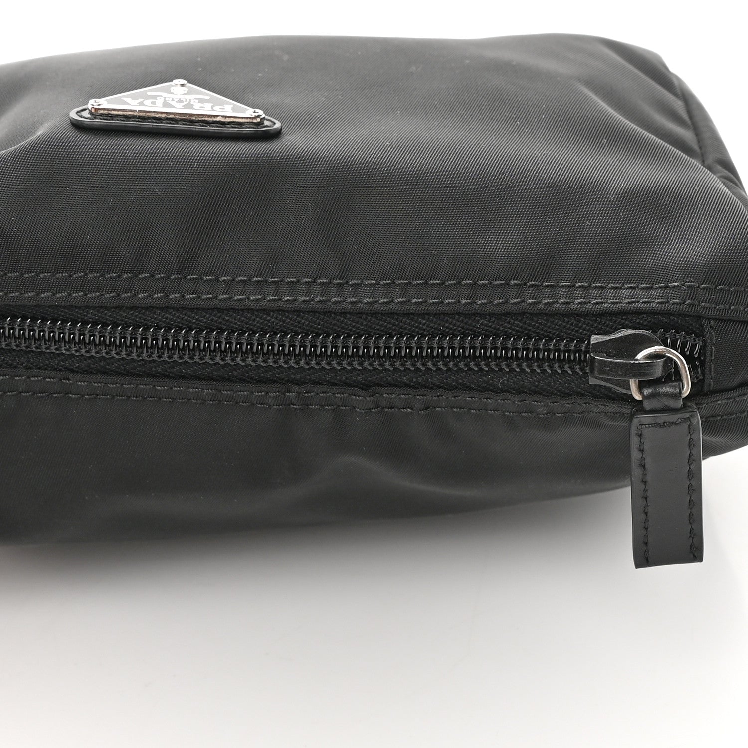 Prada Nylon Vela Cosmetic Pouch Black 9 of 10