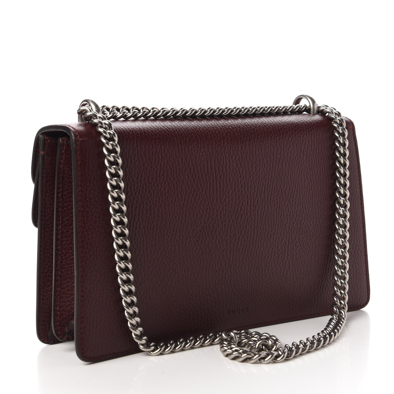 Gucci Dollar Calfskin Crystal Small Dionysus Shoulder Bag Vintage Bordeaux 3 of 11