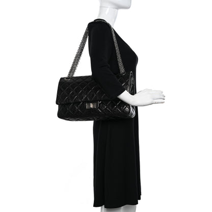 Chanel Aged Calfskin Quilted 2.55 Reissue 228 Flap Black 2 of 11
