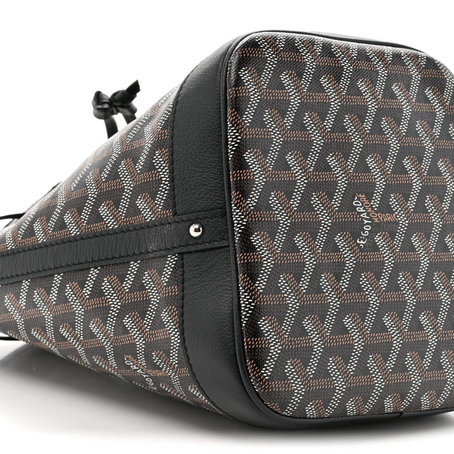 Goyard Goyardine Petit Flot Bucket Bag PM Black 9 of 10
