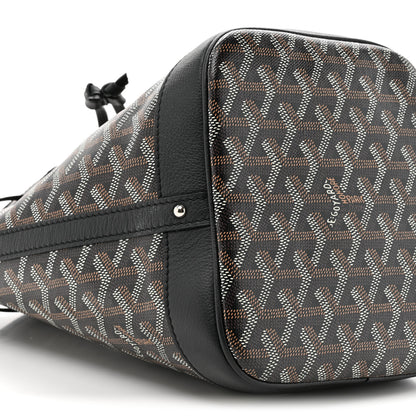 Goyard Goyardine Petit Flot Bucket Bag PM Black 9 of 10