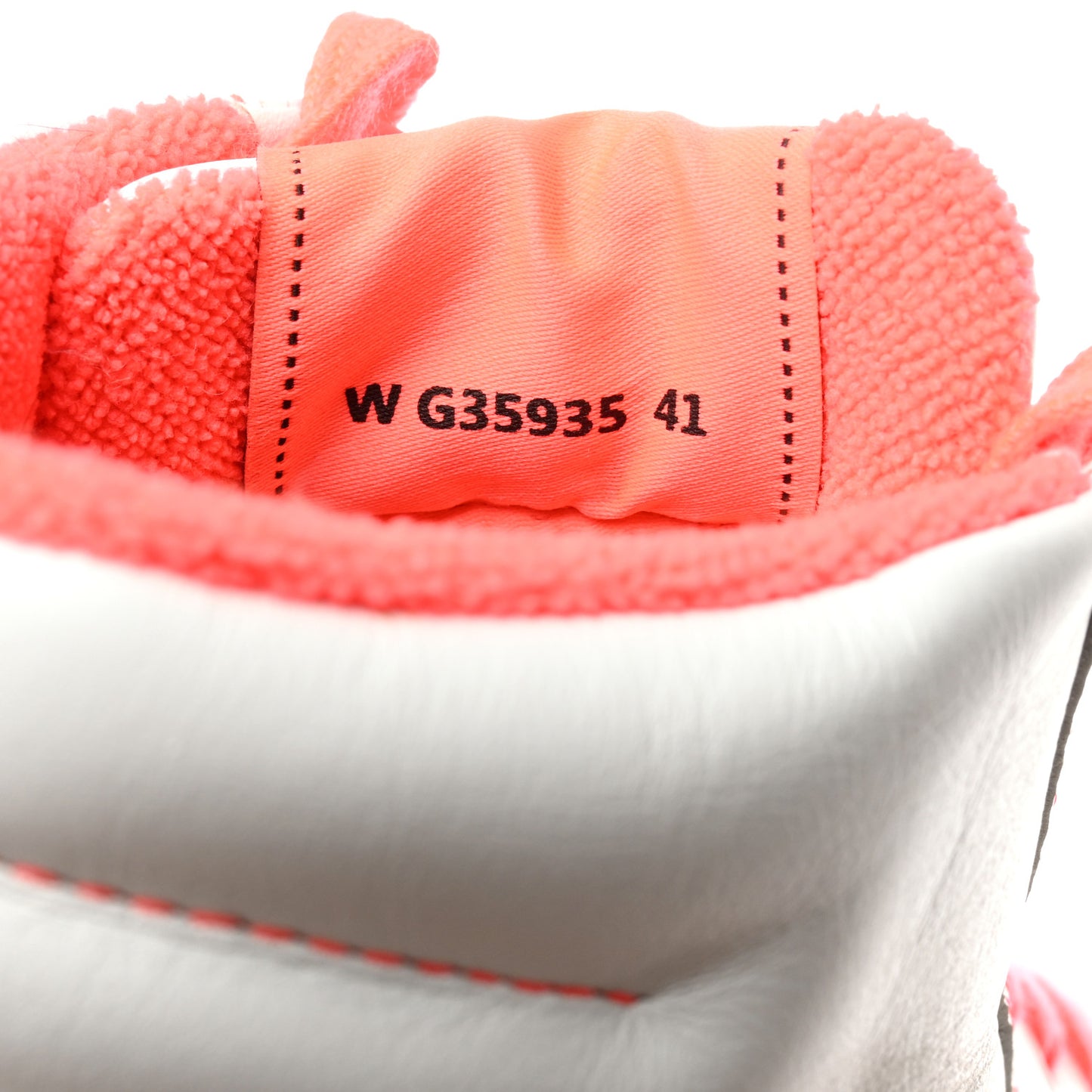 Calfskin Womens Logo High Top Sneakers 41 Orange White