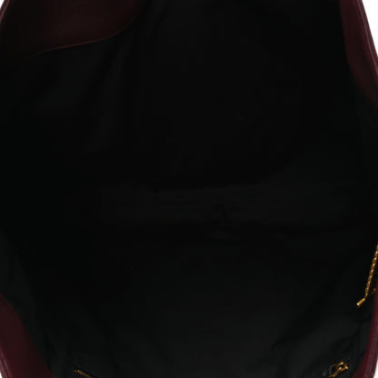 Saint Laurent Lambskin Quilted Maxi Icare Shopping Tote  Rouge Cabernet 6 of 11