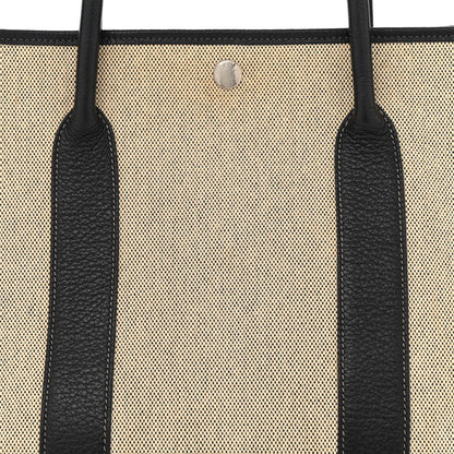 Hermes Toile Negonda Garden Party 36 MM Tote Black Ecru 8 of 10