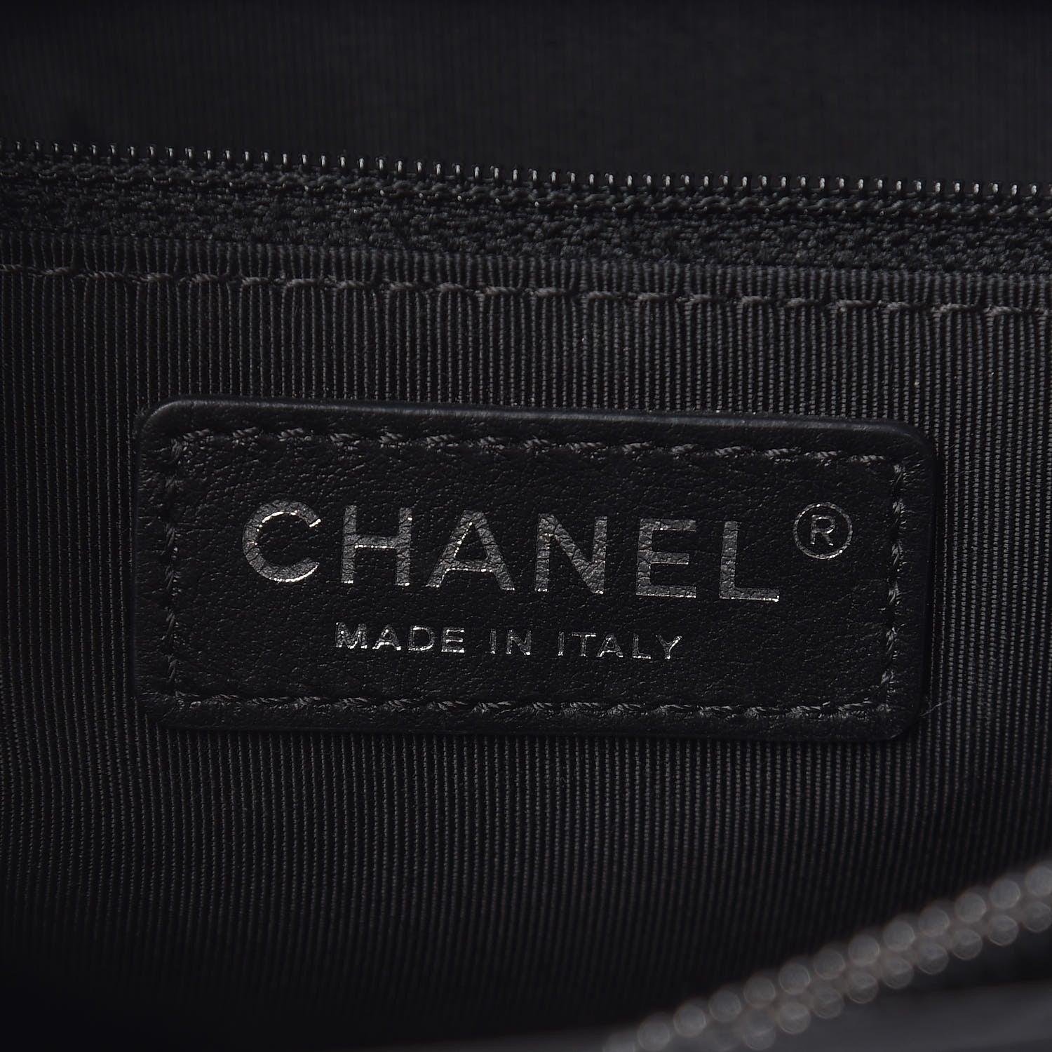 Chanel Grained Calfskin Quilted Large Casual Pocket Tote Black 7 of 13