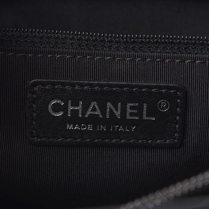 Chanel Grained Calfskin Quilted Large Casual Pocket Tote Black 7 of 13