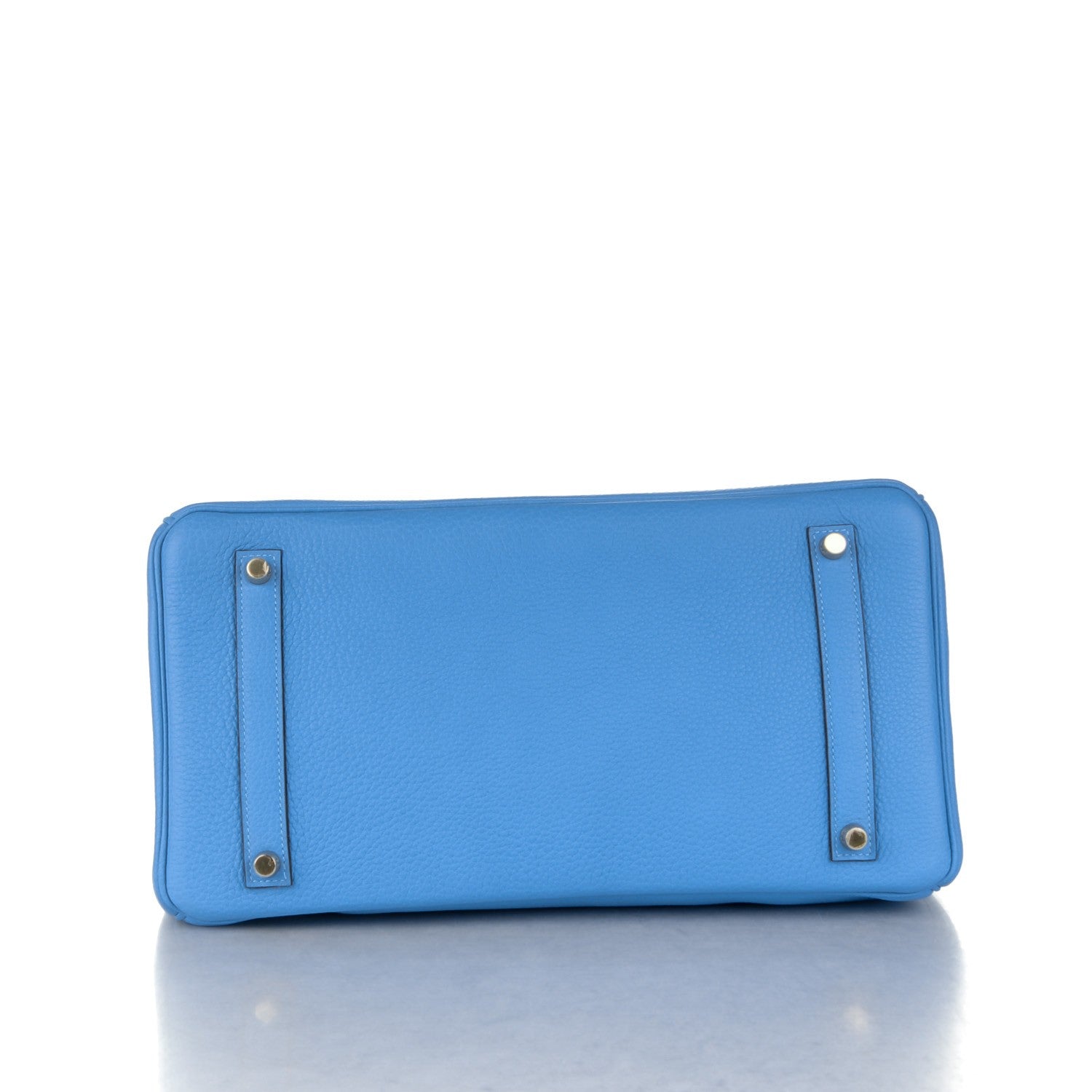 Hermes Taurillon Clemence Birkin 35 Bleu Paradis 6 of 27