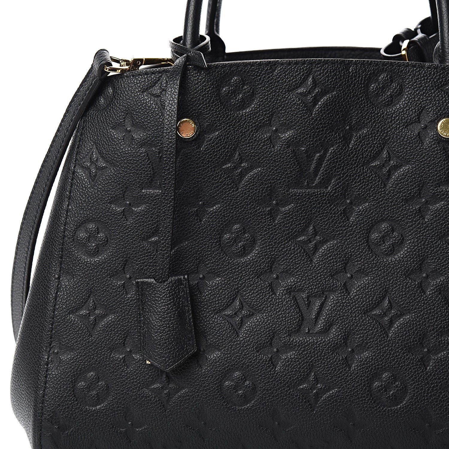 Louis Vuitton Empreinte Montaigne MM Black 7 of 9