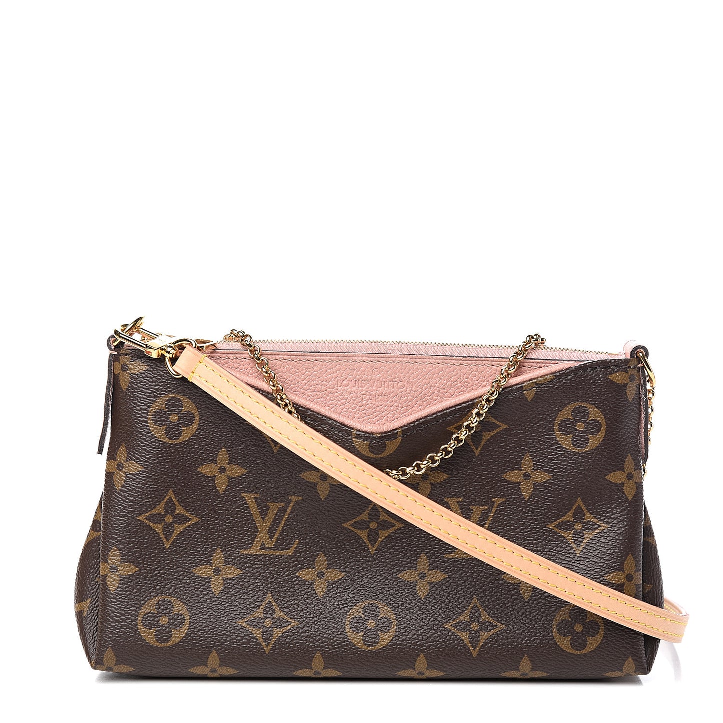 Monogram Pallas Clutch Rose Poudre