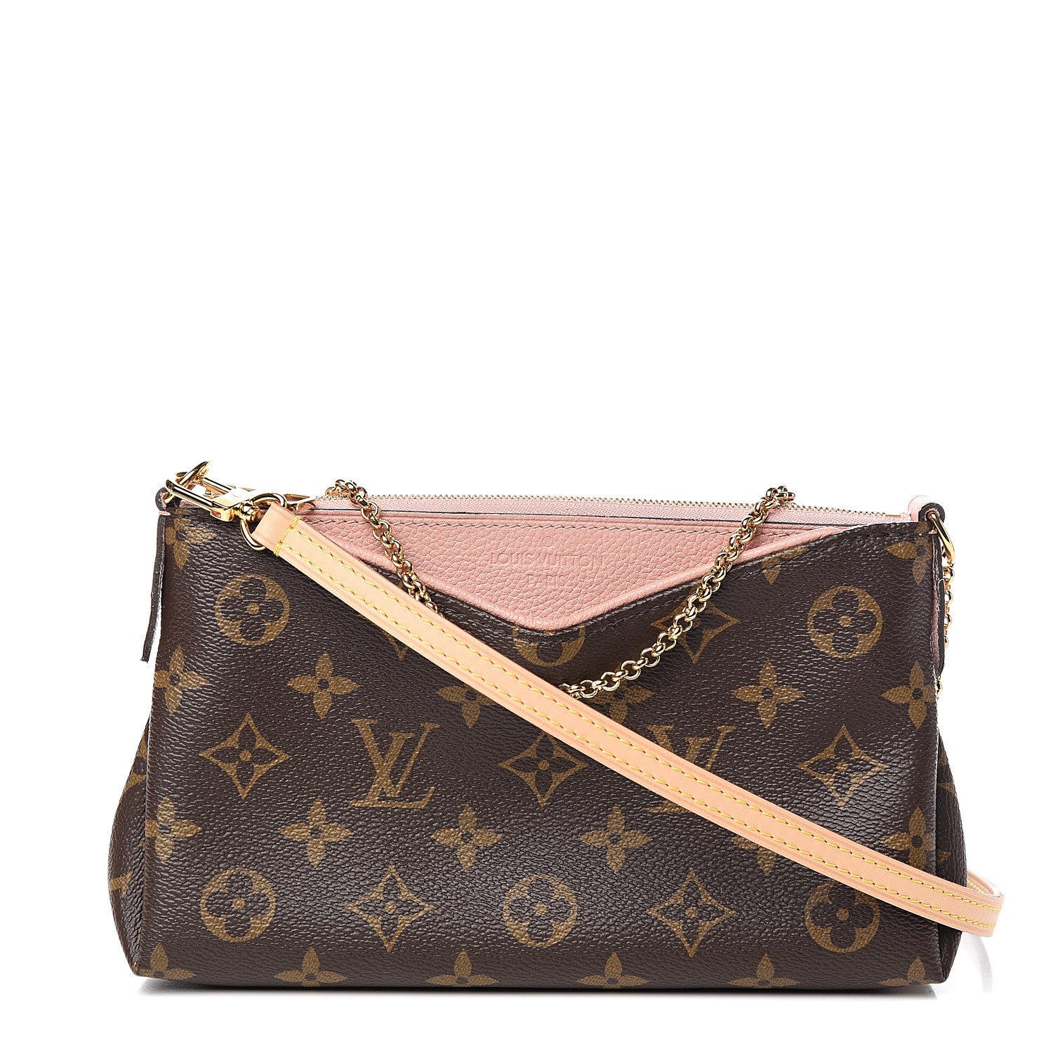 Louis Vuitton Monogram Pallas Clutch Rose Poudre 1 of 9
