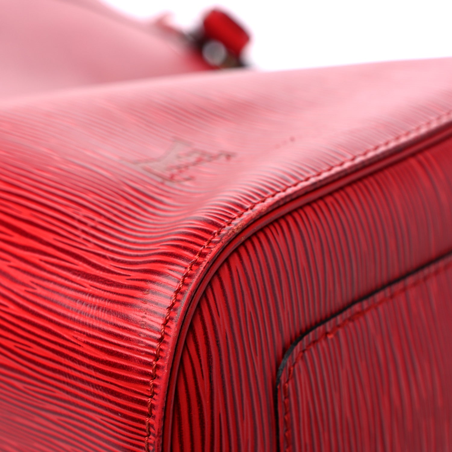 Louis Vuitton Epi Keepall 55 Castillan Red 8 of 16