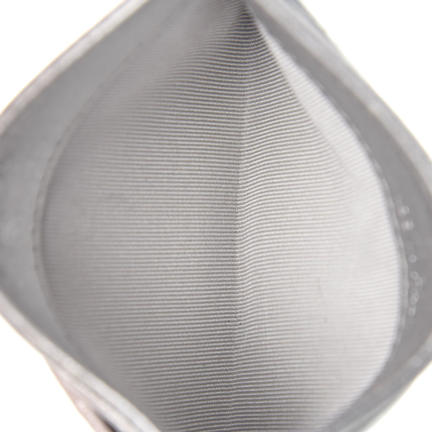 Chanel Metallic Lambskin Quilted CC Card Holder Silver 5 of 8