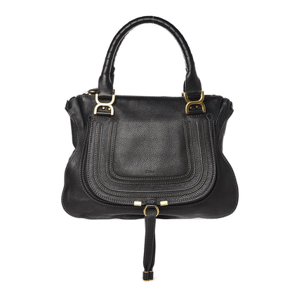 Chloe Calfskin Medium Marcie Satchel Black 1 of 8