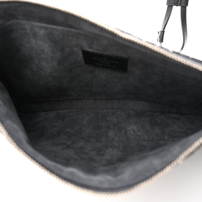 Louis Vuitton Denim Monogram Jacquard Neverfull MM Grey 7 of 12