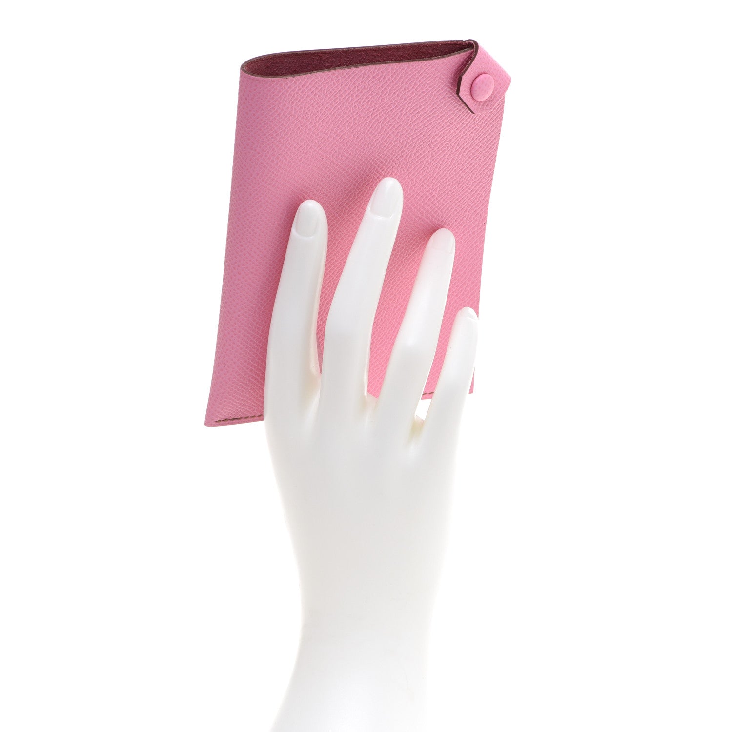 Hermes Epsom Tarmac PM Passport Holder 5P Pink 2 of 8