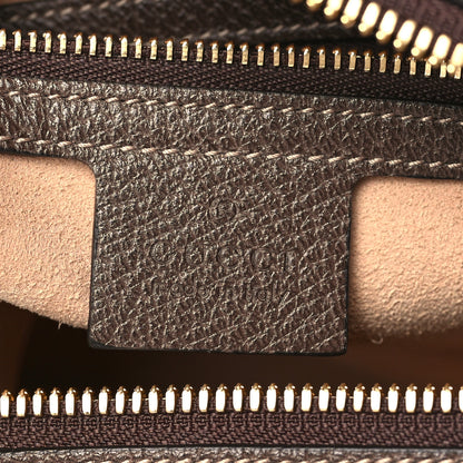 Gucci GG Supreme Monogram Web Small Ophidia Shoulder Bag Brown 6 of 9