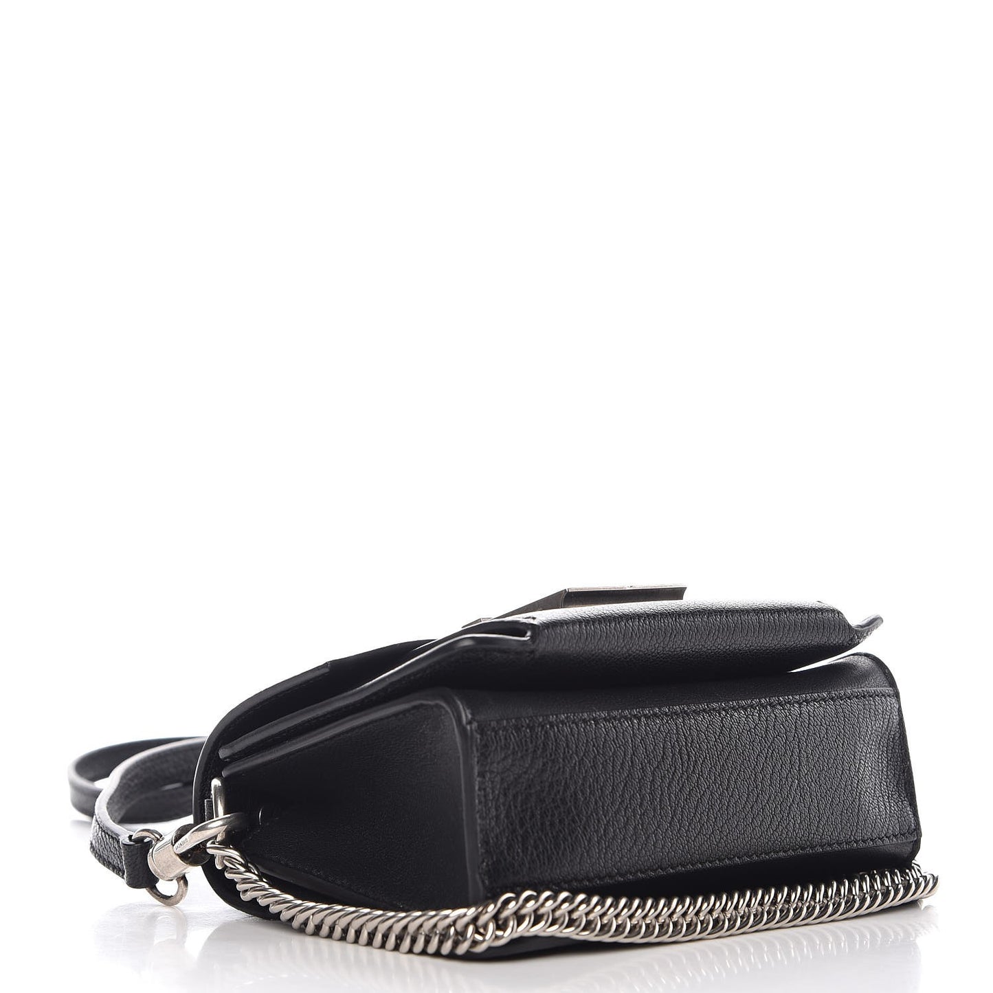Goatskin Mini GV3 Shoulder Bag Black