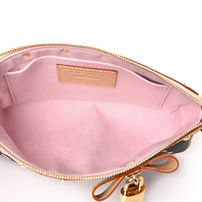 Louis Vuitton LV X TM Monogram Cherry Blossom Pochette Accessories Sakura Brown 5 of 9