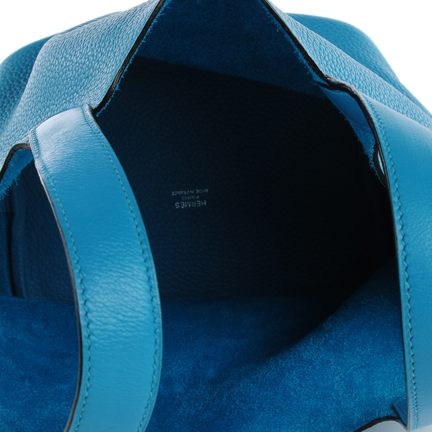 Hermes Taurillon Clemence Picotin Lock 18 PM Turquoise 5 of 9