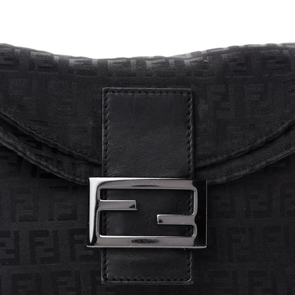 Fendi Zucchino Mama Baguette Black 10 of 10