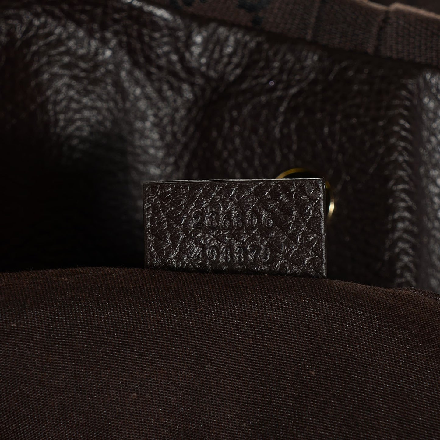 Monogram Hysteria Medium Top Handle Bag Brown