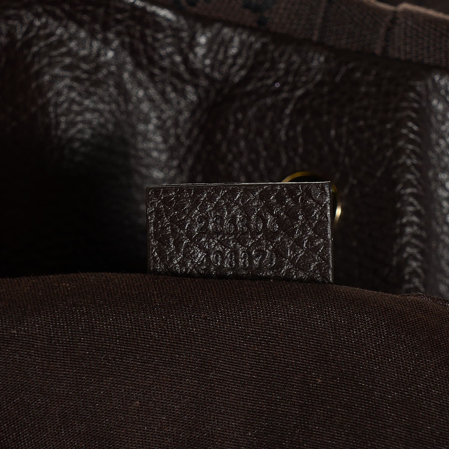 Gucci Monogram Hysteria Medium Top Handle Bag Brown 7 of 9