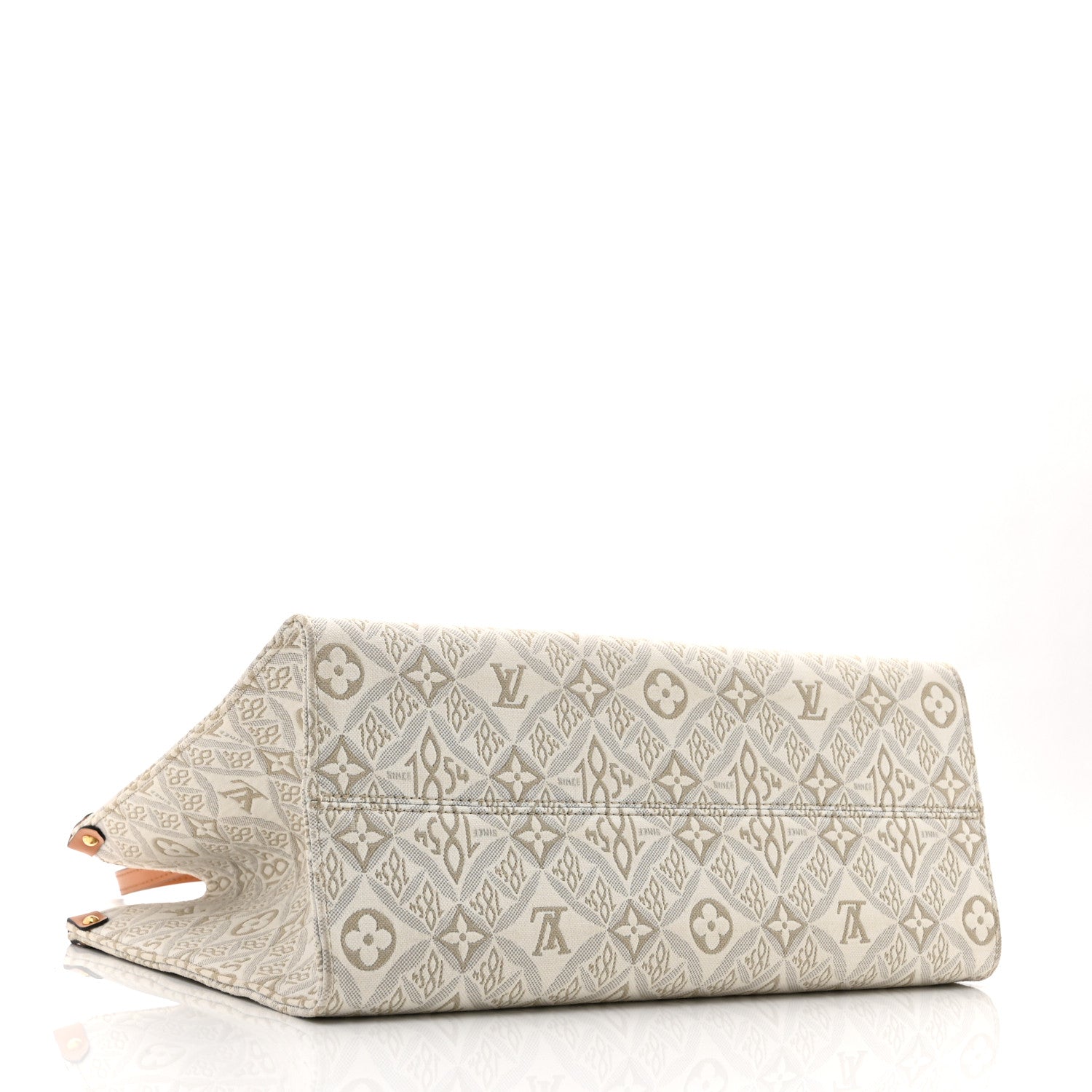 Louis Vuitton Jacquard Since 1854 Onthego MM Creme 1771068