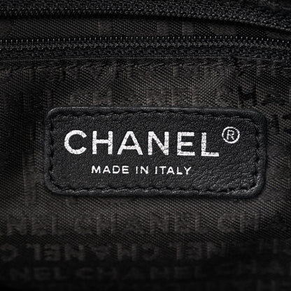 Chanel Lambskin Stitched Medium Ultimate Soft Tote Black 6 of 10