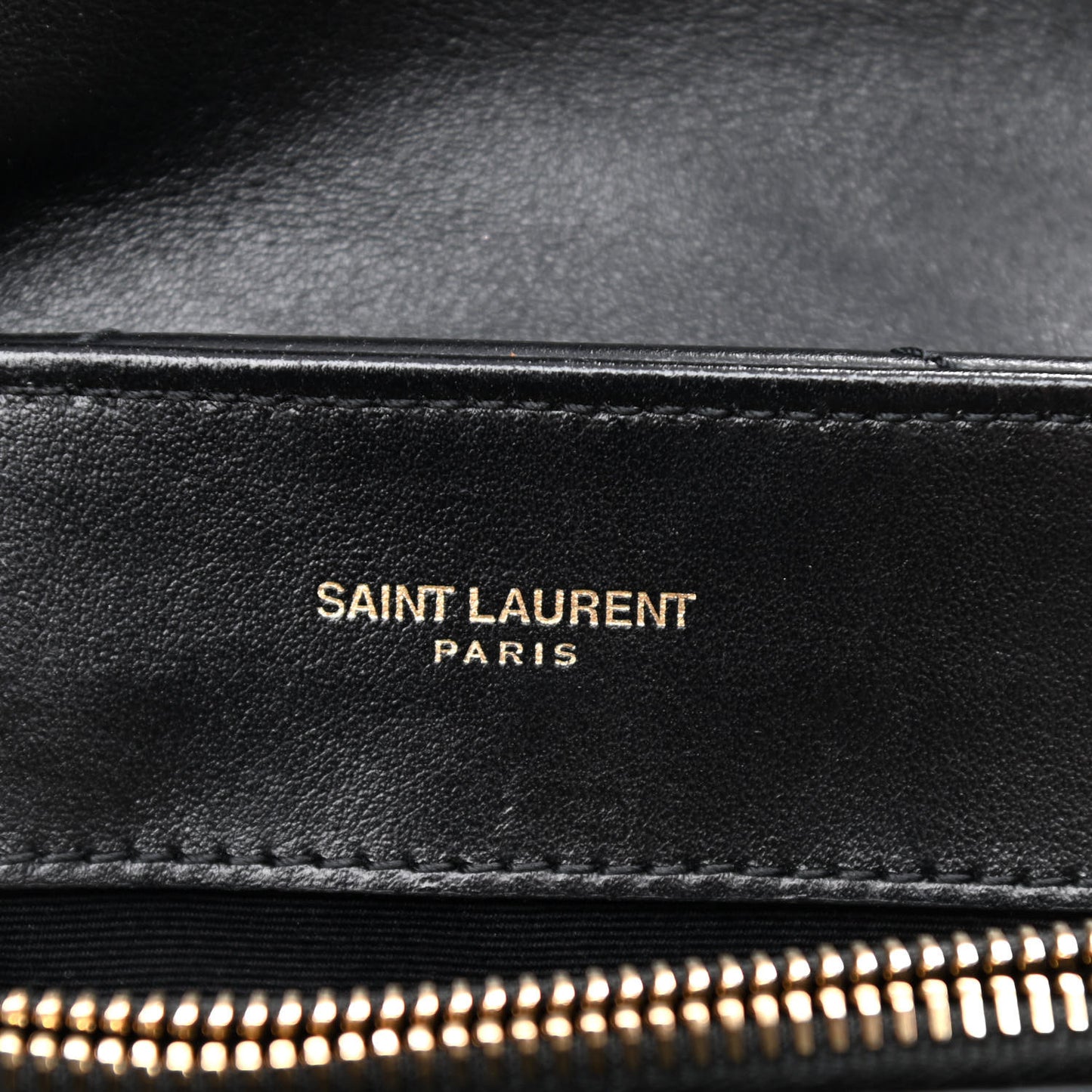 Calfskin Y Quilted Monogram Small Loulou Chain Satchel Black