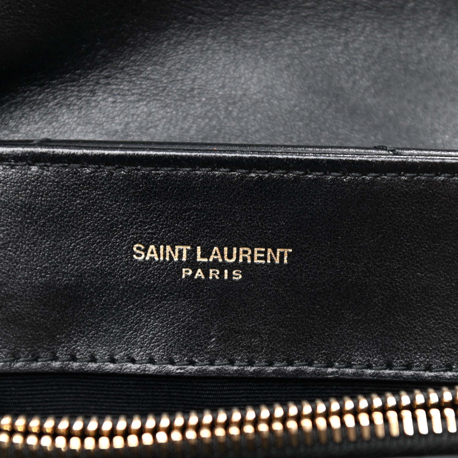 Saint Laurent Calfskin Y Quilted Monogram Small Loulou Chain Satchel Black 6 of 9