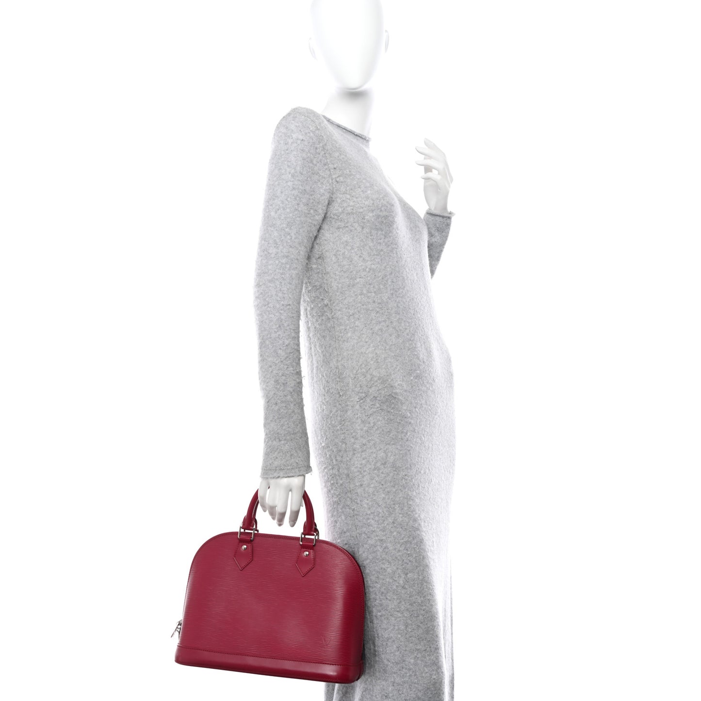 LOUIS VUITTON Epi Alma PM Fuchsia