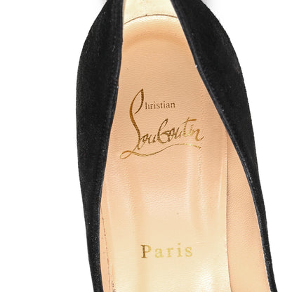 Christian Louboutin Veau Velours Viva 85 Pumps 37.5 Black 8 of 9