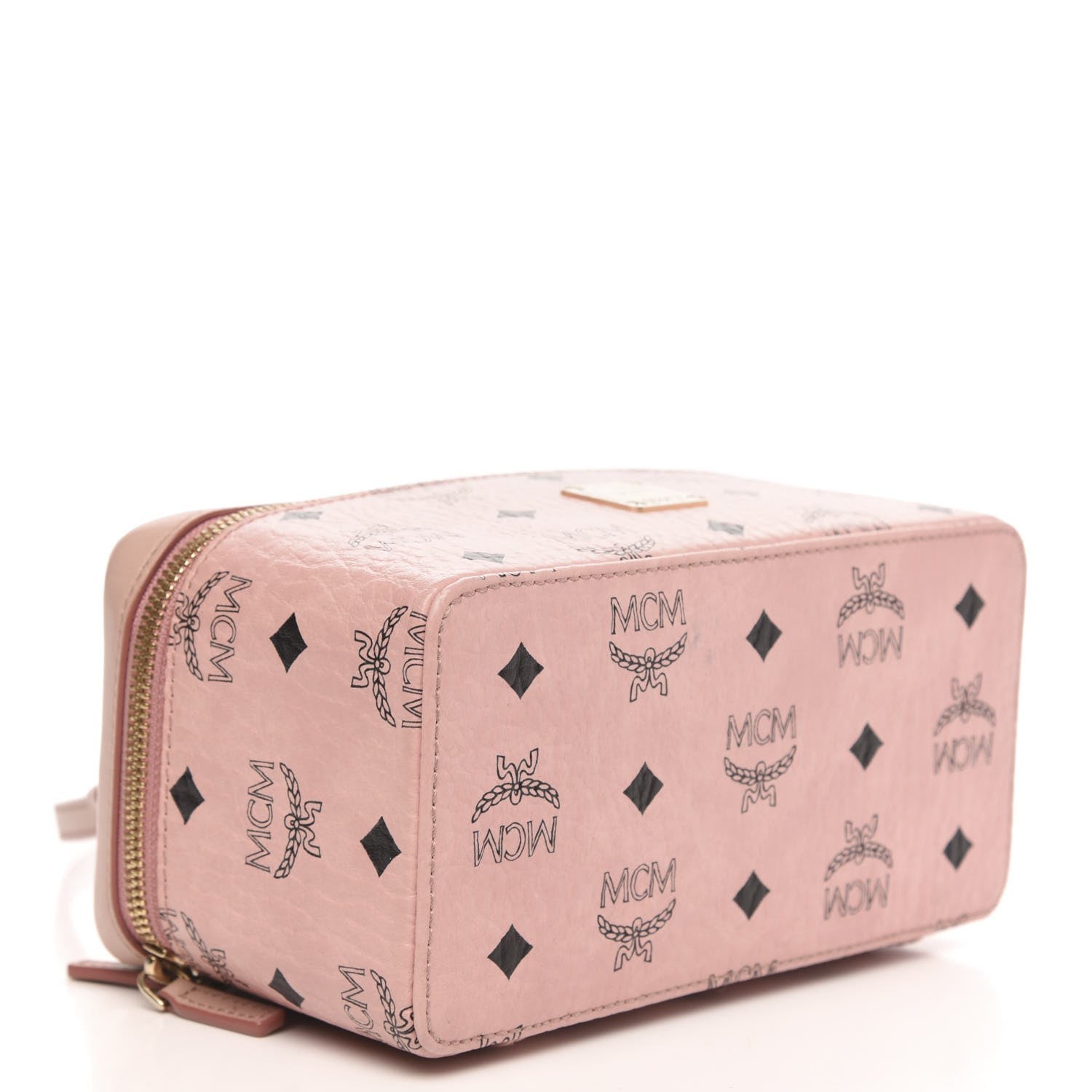 MCM Visetos Vanity Case Soft Pink 4 of 11