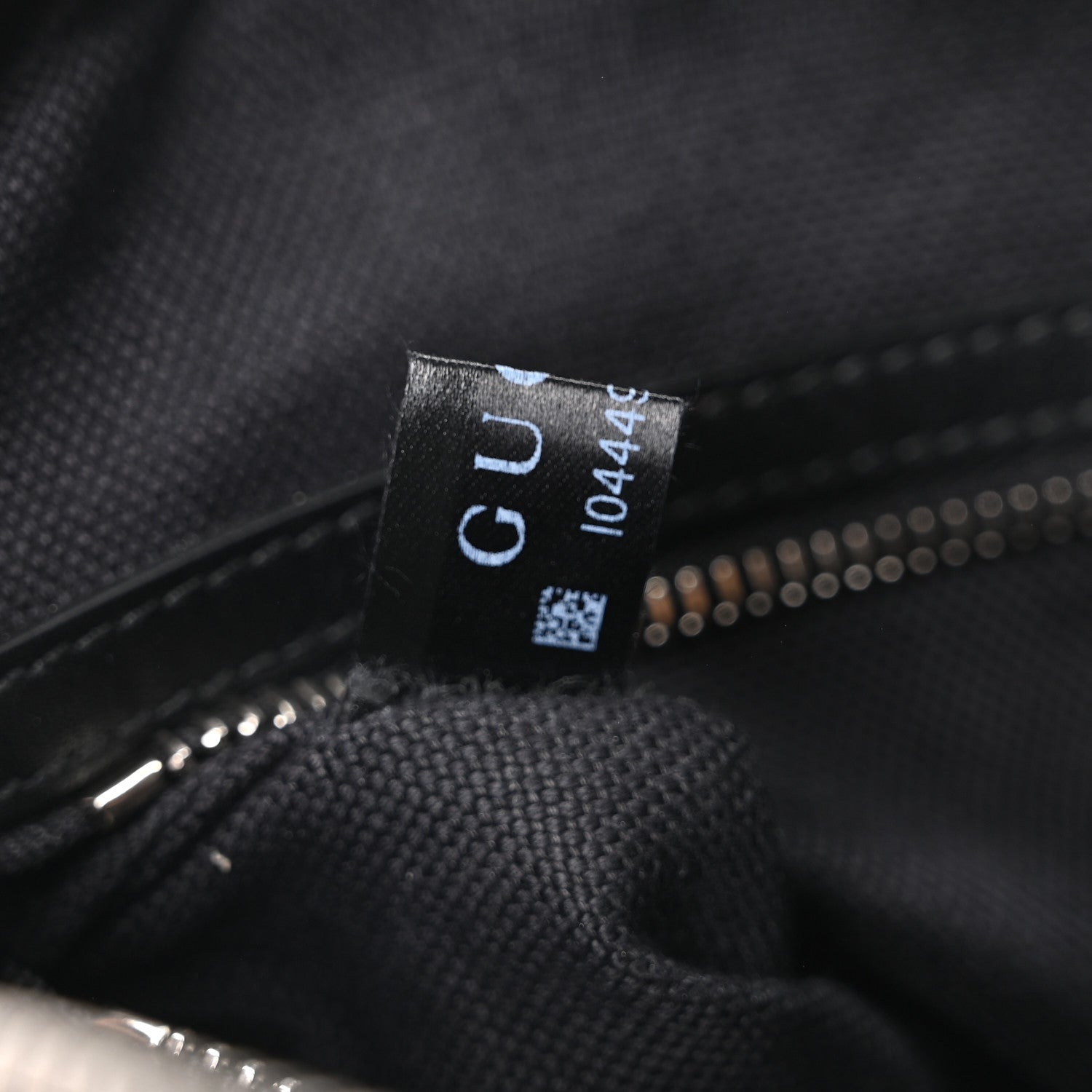 Gucci GG Calfskin Embossed Emblem Small Crossbody Bag Black 7 of 10