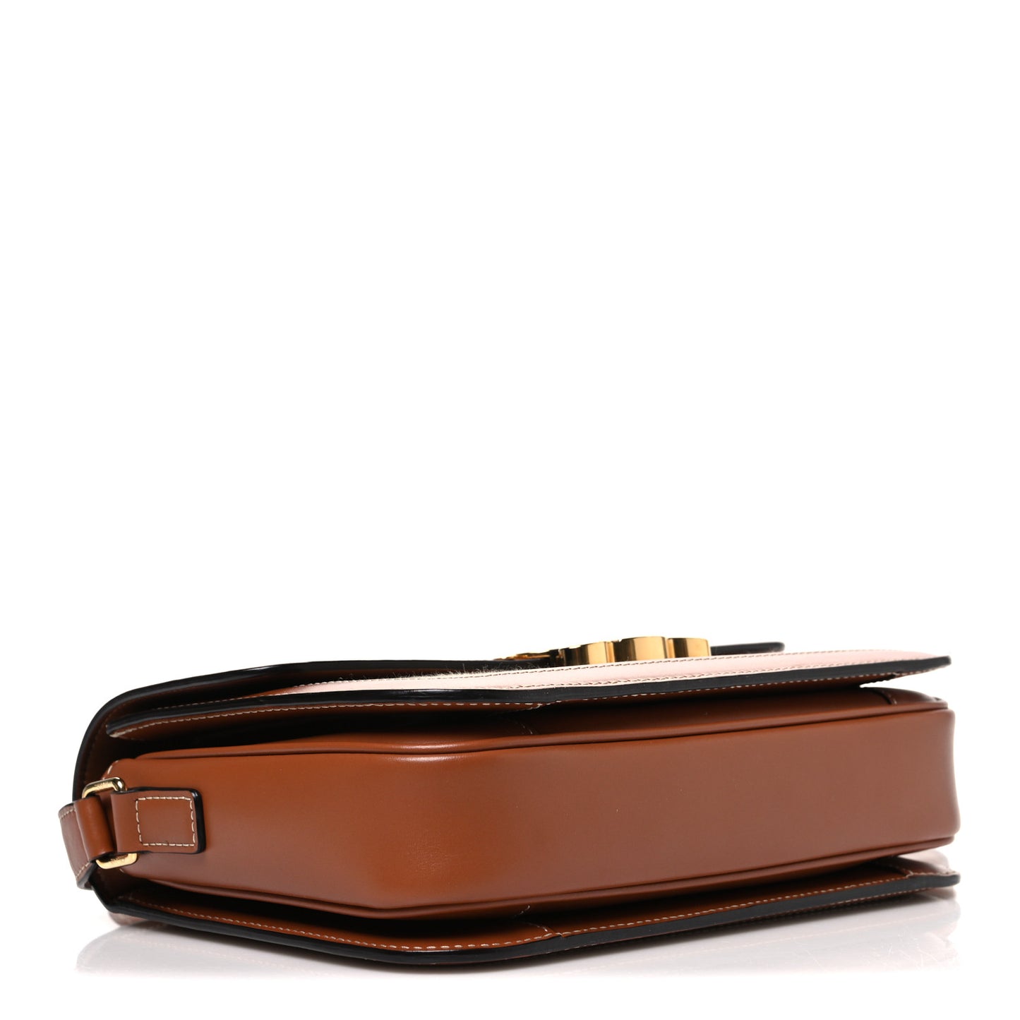 Textile Calfskin Classique Triomphe Bag Natural Tan