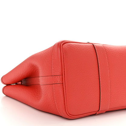 Hermes Vache Country Garden Party TPM 30 Rouge Pivoine 9 of 12