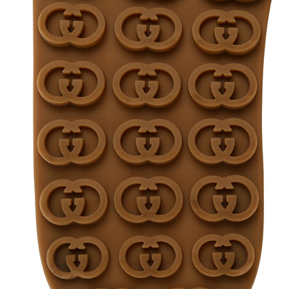 Gucci GG Monogram Womens 1977 Tennis Platform 52mm Sneakers 40 Beige Ebony Mystic White 7 of 10