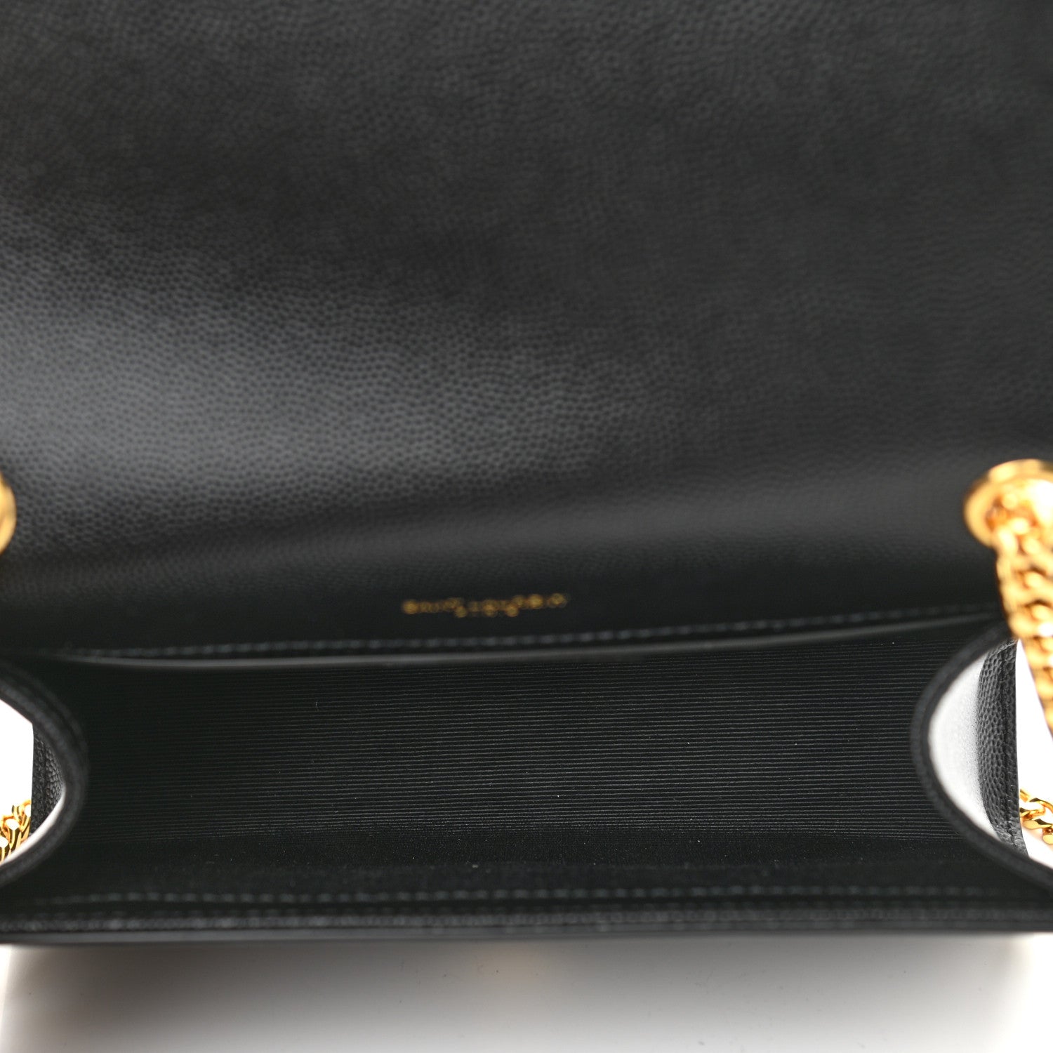 Saint Laurent Grain De Poudre Small Monogram Kate Satchel Black 5 of 10