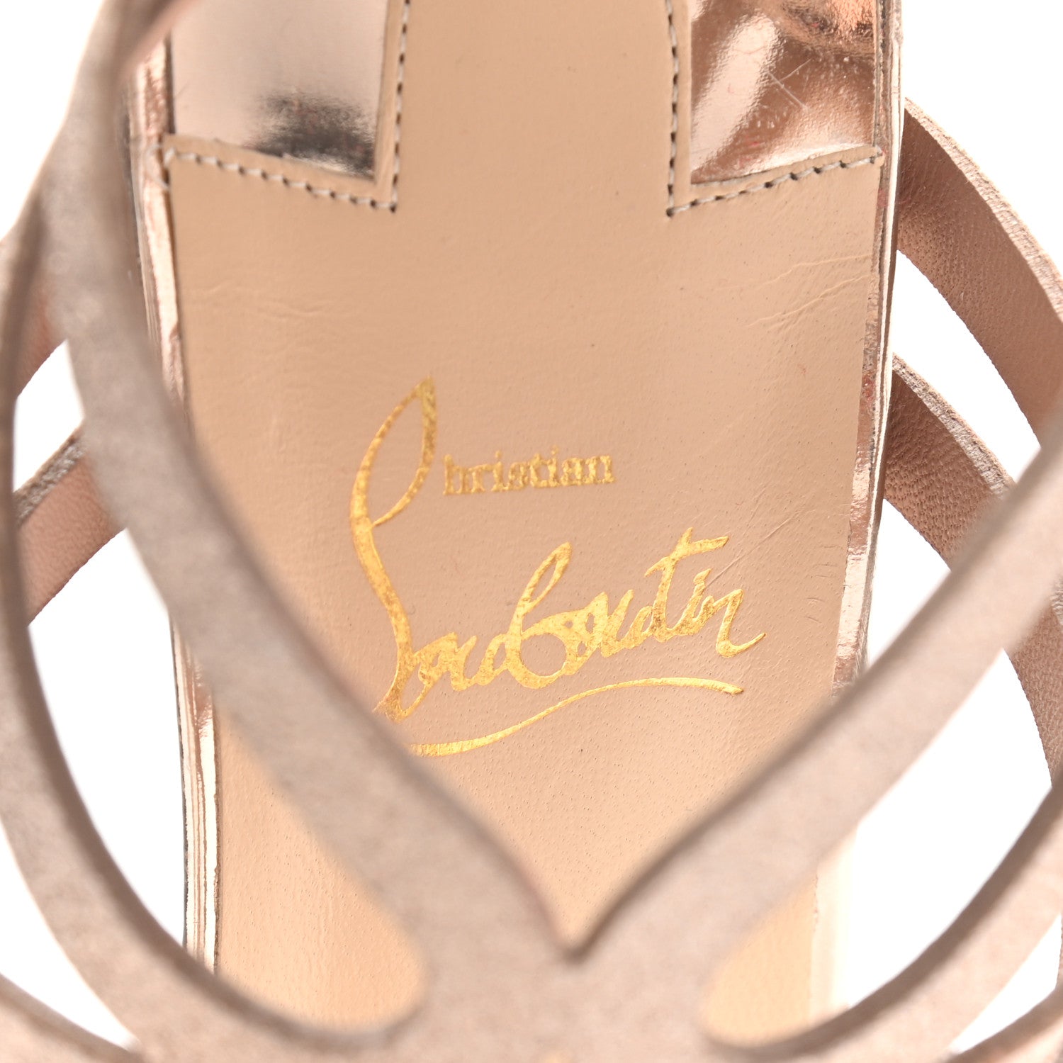 Christian Louboutin Glitter Renee 85 Sandals 37 Courtisane 7 of 7